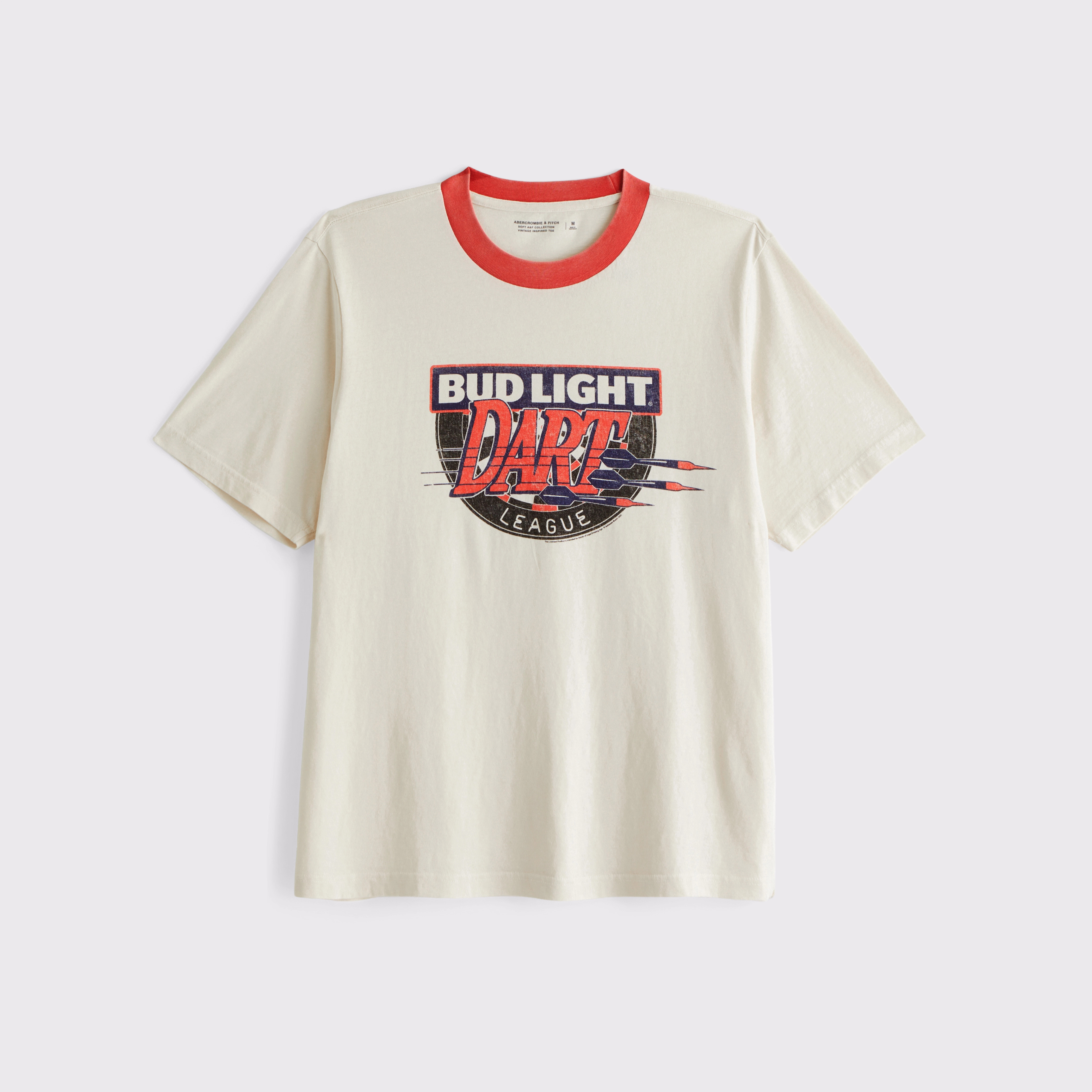 Bud Light Vintage-Inspired Graphic Tee | Abercrombie & Fitch (US)