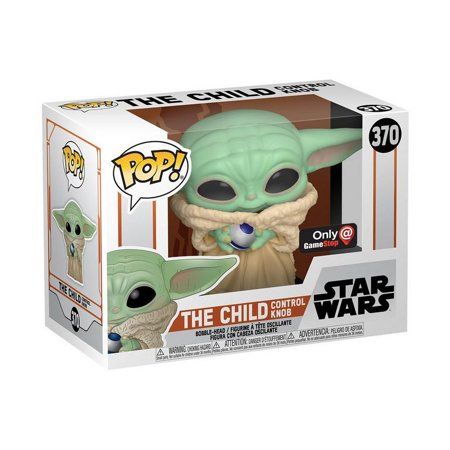 Funko POP! The Child Control Knob ""Baby Yoda"" Star Wars Mandalorian #370 [Gamestop Exclusive] | Walmart (US)