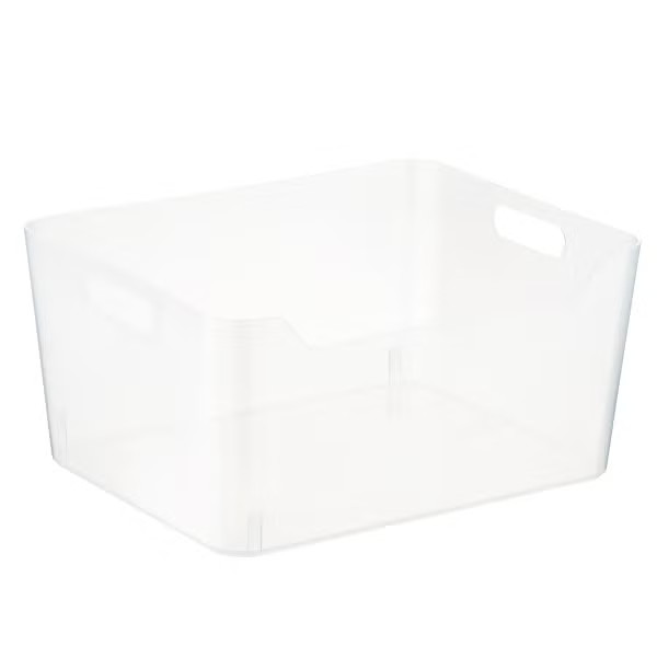 Plastic Storage Bins with Handles | The Container Store