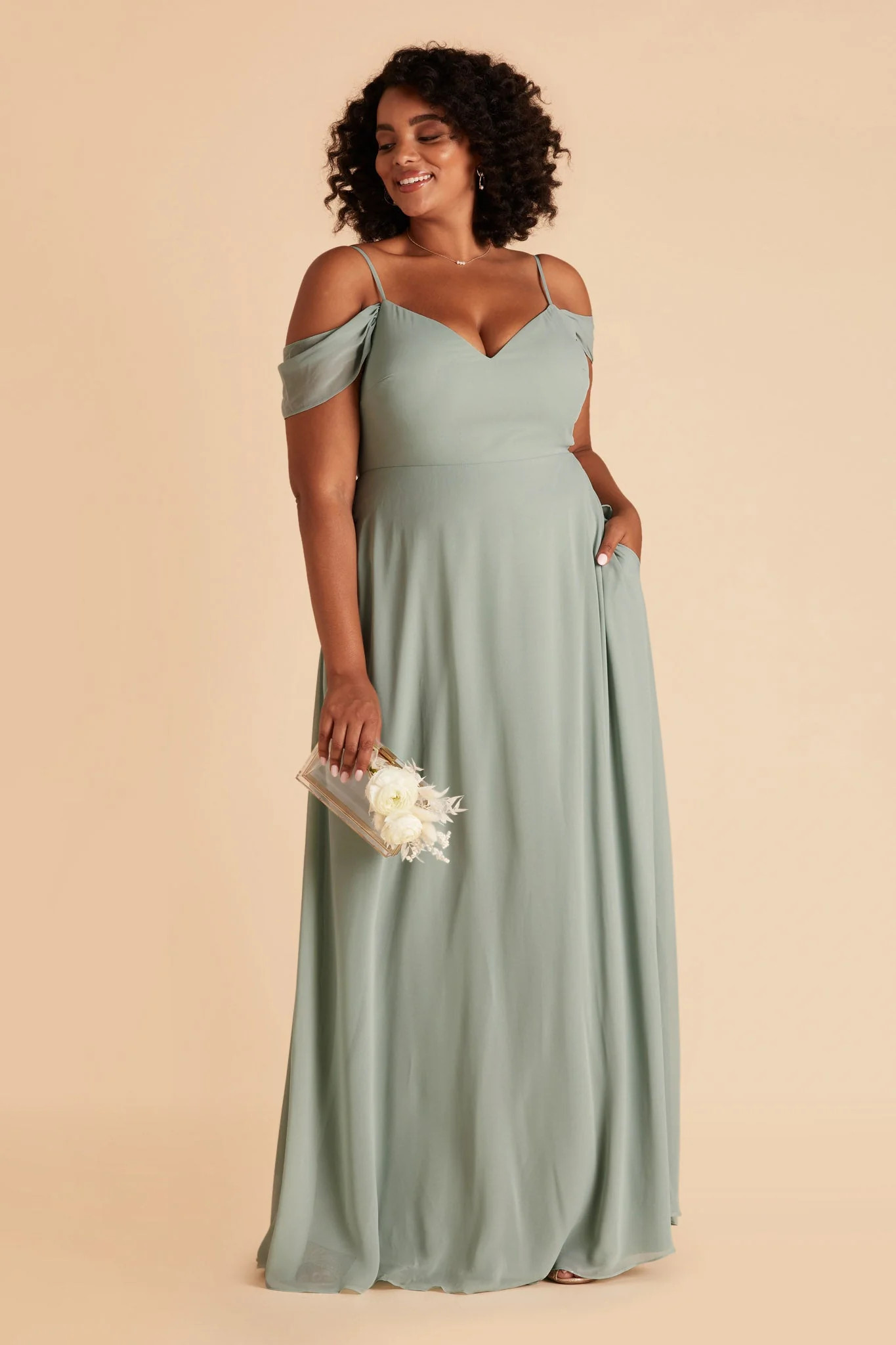 Devin Convertible Dress - Sage | Birdy Grey