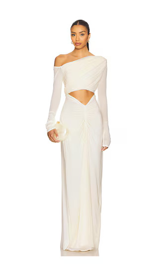 Priscilla Dress in Off White | Revolve Clothing (Global)
