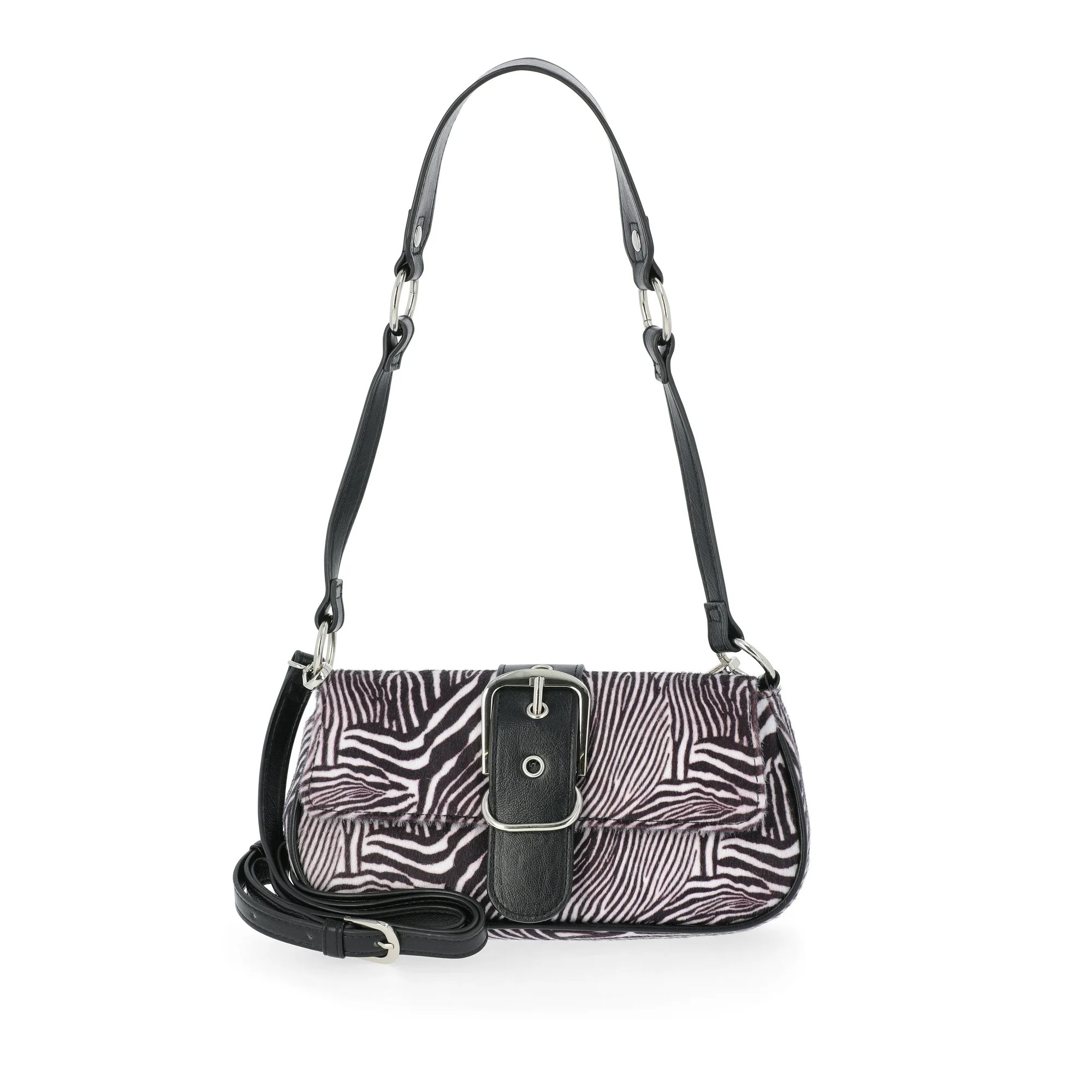 No Boundaries Women's Shoulder Bag, Zebra | Walmart (US)