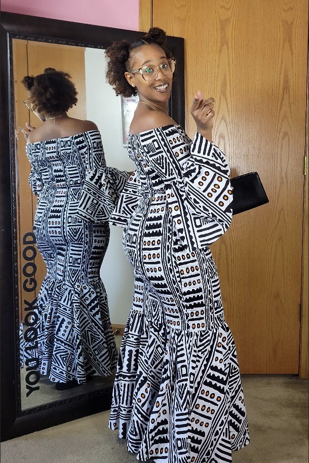 In honor of Black History Month, I partnered with Ashro (@ShopAshro) to bring you all Black Excellence! These items are a part of their Spring Collection and honestly, the quality is unmatched! They have items that'll have you feeling like the first lady in the church to the showstopper at a Black History Month Gala. They had so many items and sizes to choose from, but the ones I picked? IN LOVE! From the Double Ruffle Destiny Blouse, the bold Afrocentric prints and the Peplum Hem blouses to the 100% Cotton Kehlani Maxi, Satin Bonnets and the one-size Caftan - these items were honestly perfect! The quality? Top tier! For reference, I am 171 lbs. And my measurements are 39-32-47 and I ordered a large in everything! Some of the materials are non-stretchy so this worked out well!Want the links to everything I've purchased? Use the link in the comments and follow me on the LTK Shopping App to learn more about Ashro's gorgeous Spring Collection! #Ad@Shop.ltk #LTK #LikeTKIt #AshroStyle 

#LTKootd #LTKgrwm #LTKValentine