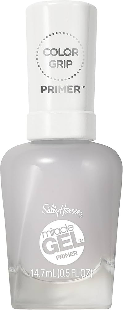 Sally Hansen Miracle Gel™, Color Grip Primer and Base Coat, Long Lasting, Gel-Like Formula, No ... | Amazon (US)