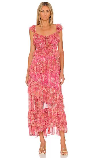 Corinne Maxi Dress in Mara Batik Floral | Revolve Clothing (Global)