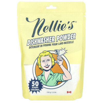 Nellie's, Dishwasher Powder, 1.6 lbs (726 g) | iHerb