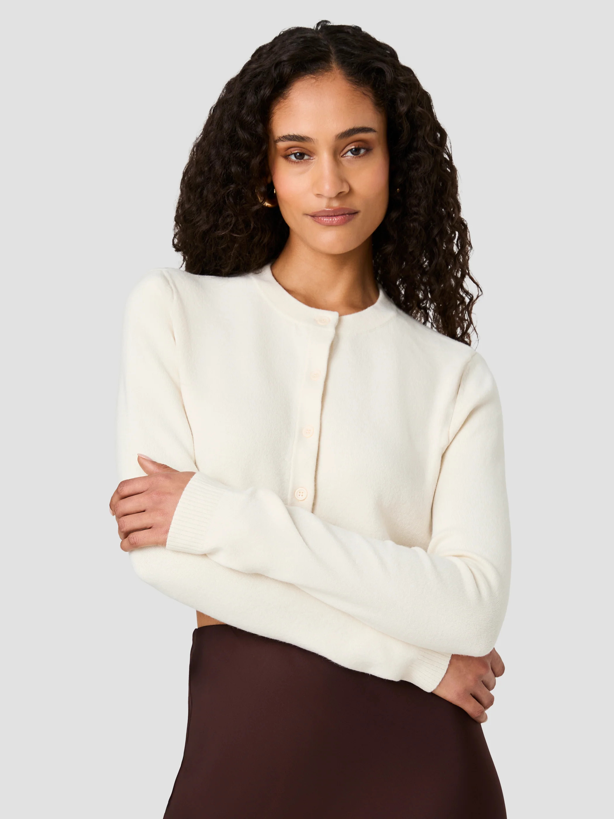BABYSOFT CROPPED CARDIGAN | French Connection (US)