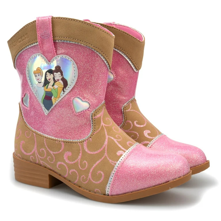 Disney Princess Toddler Girls License Cowboy Boot | Walmart (US)