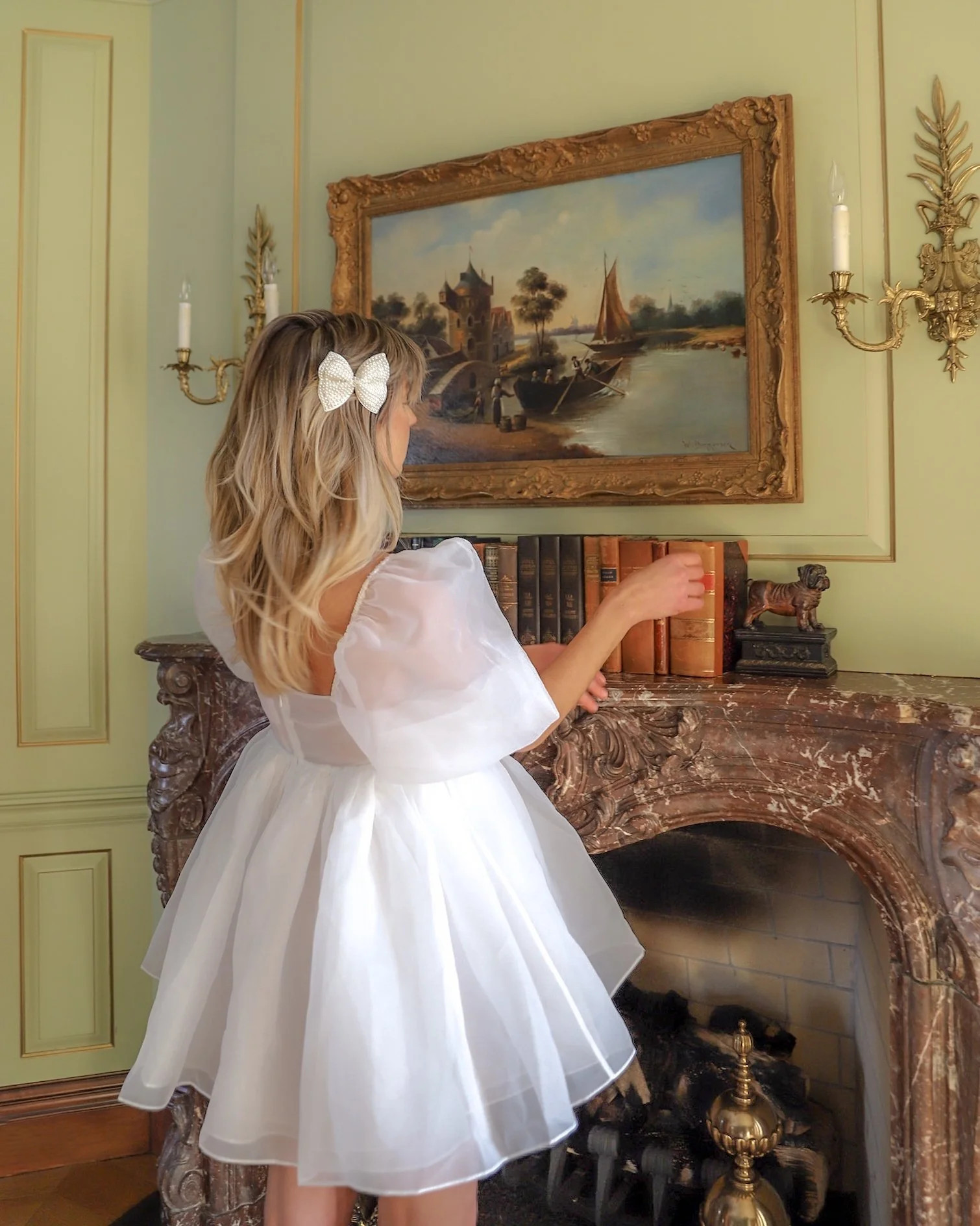 The Ivory Puff Dress | Selkie Collection