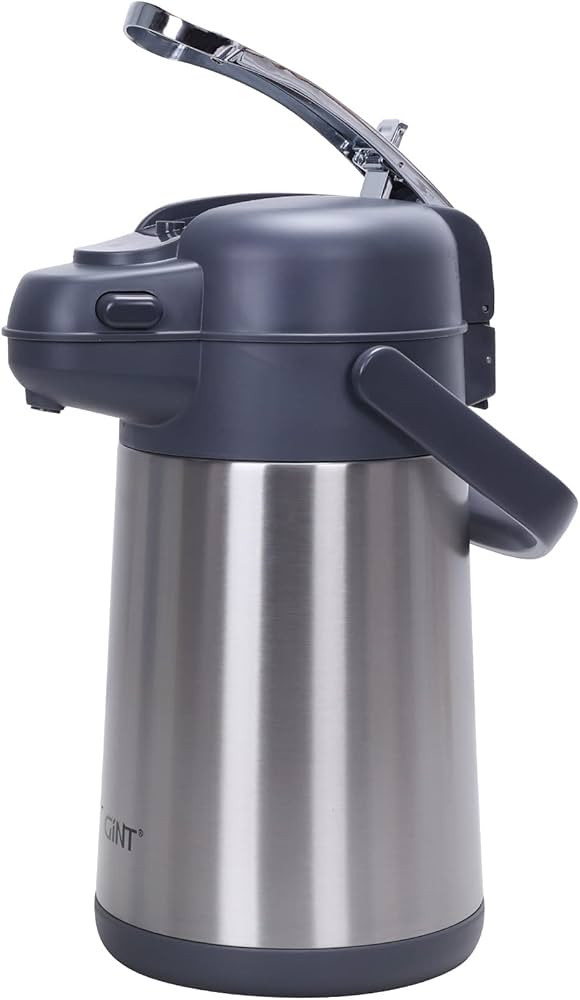 GiNT 74oz Airpot Coffee Dispenser with Pump, Insulated Coffee Carafe for Hot Liquids, Stainless S... | Amazon (US)