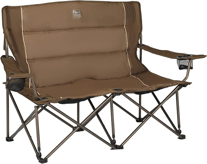 Timber Ridge Spruce 2-Person Folding Loveseat, Earth Brown | Amazon (US)