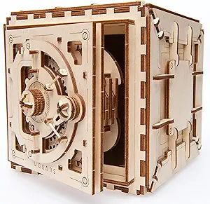 UGEARS Model Safe Kit | 3D Wooden Puzzle | DIY Mechanical Safe | Amazon (US)