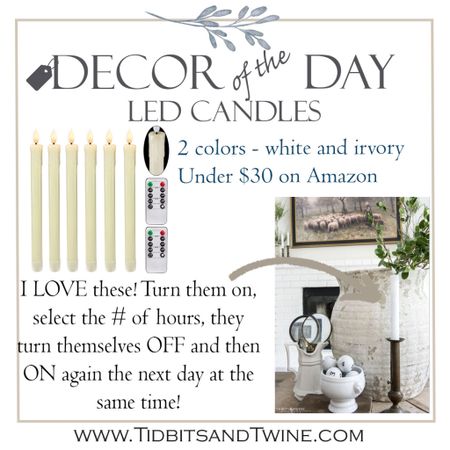 The best battery-operated candles!


Amazon find, Amazon fav, led candle, taper candles, affordable decor 

#LTKunder50 #LTKFind