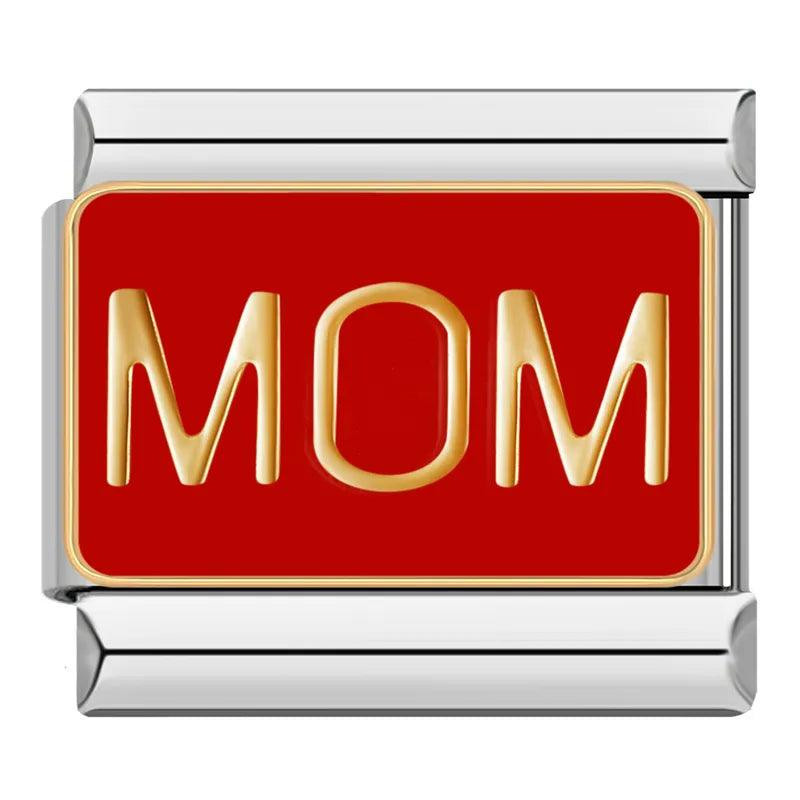 Mom, on Silver | Charms Official