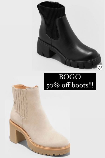 BOGO 50% off boots for fall and winter!

#LTKunder50 #LTKshoecrush #LTKsalealert