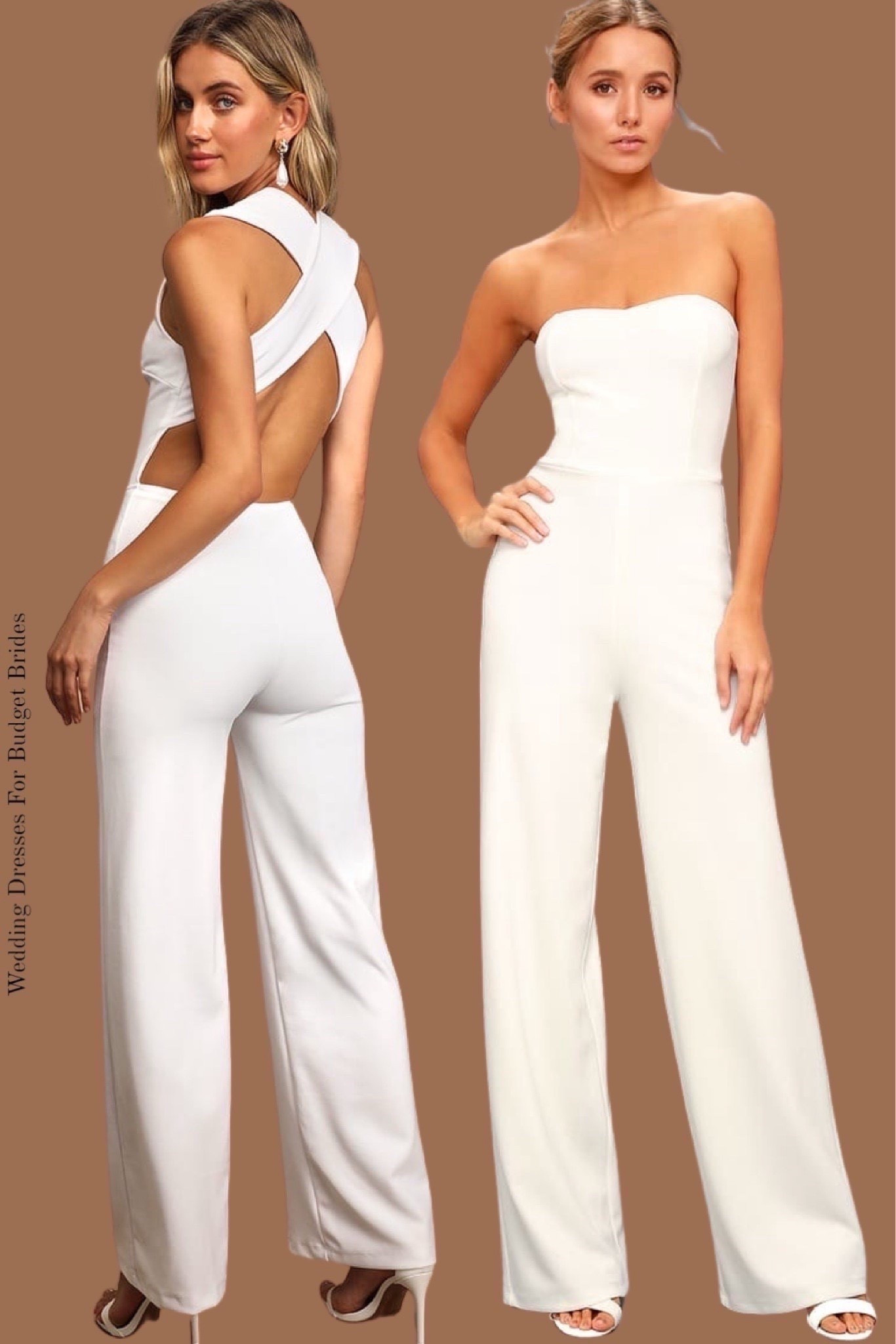Fashion forward white jumpsuit ideas for the bride to be. At Lulus. 

#LTKWedding #LTKFindsUnder100 #LTKSeasonal