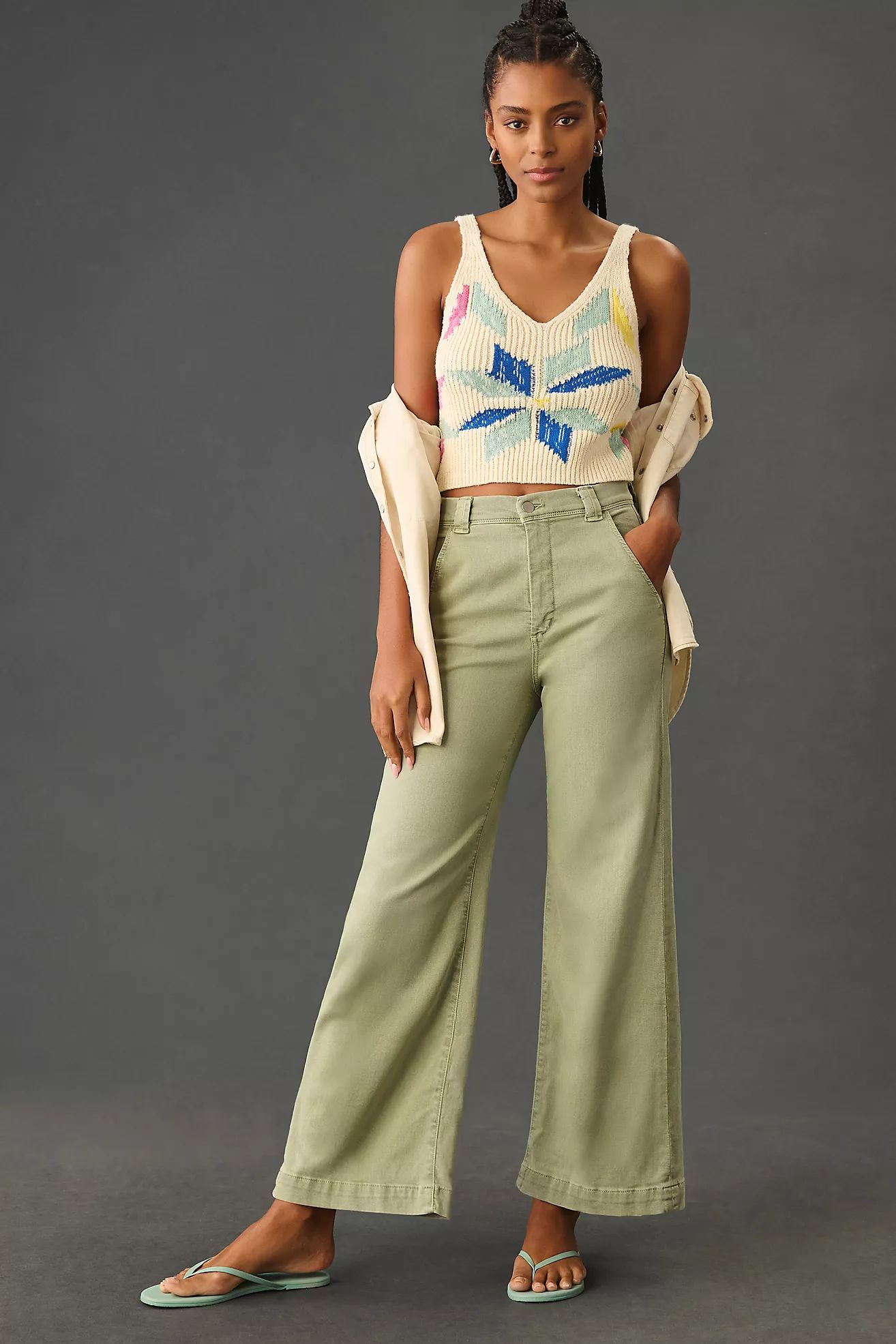 Joe's Jeans The Lucia High-Rise Wide-Leg Jeans | Anthropologie (US)