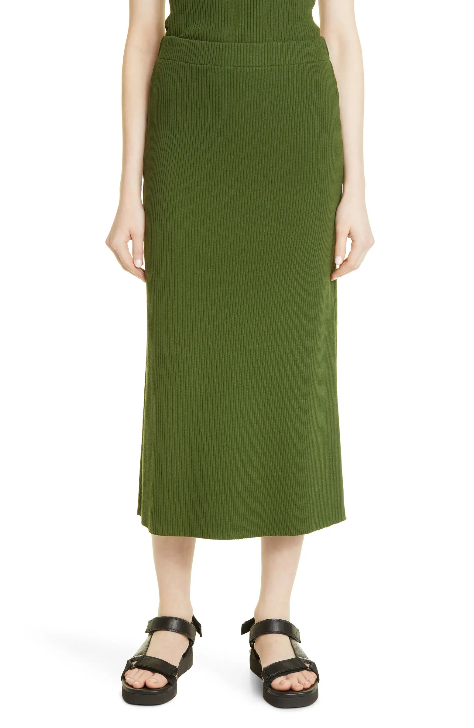 Ribbed Midi Skirt | Nordstrom