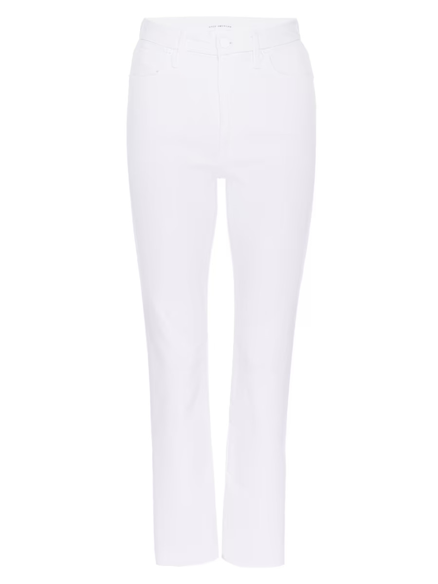 Good Straight-Leg Raw Jeans | Saks Fifth Avenue