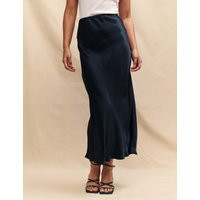 Nobody's Child Women's Satin Midi Slip Skirt - 16 - Black, Black | Marks & Spencer (UK)
