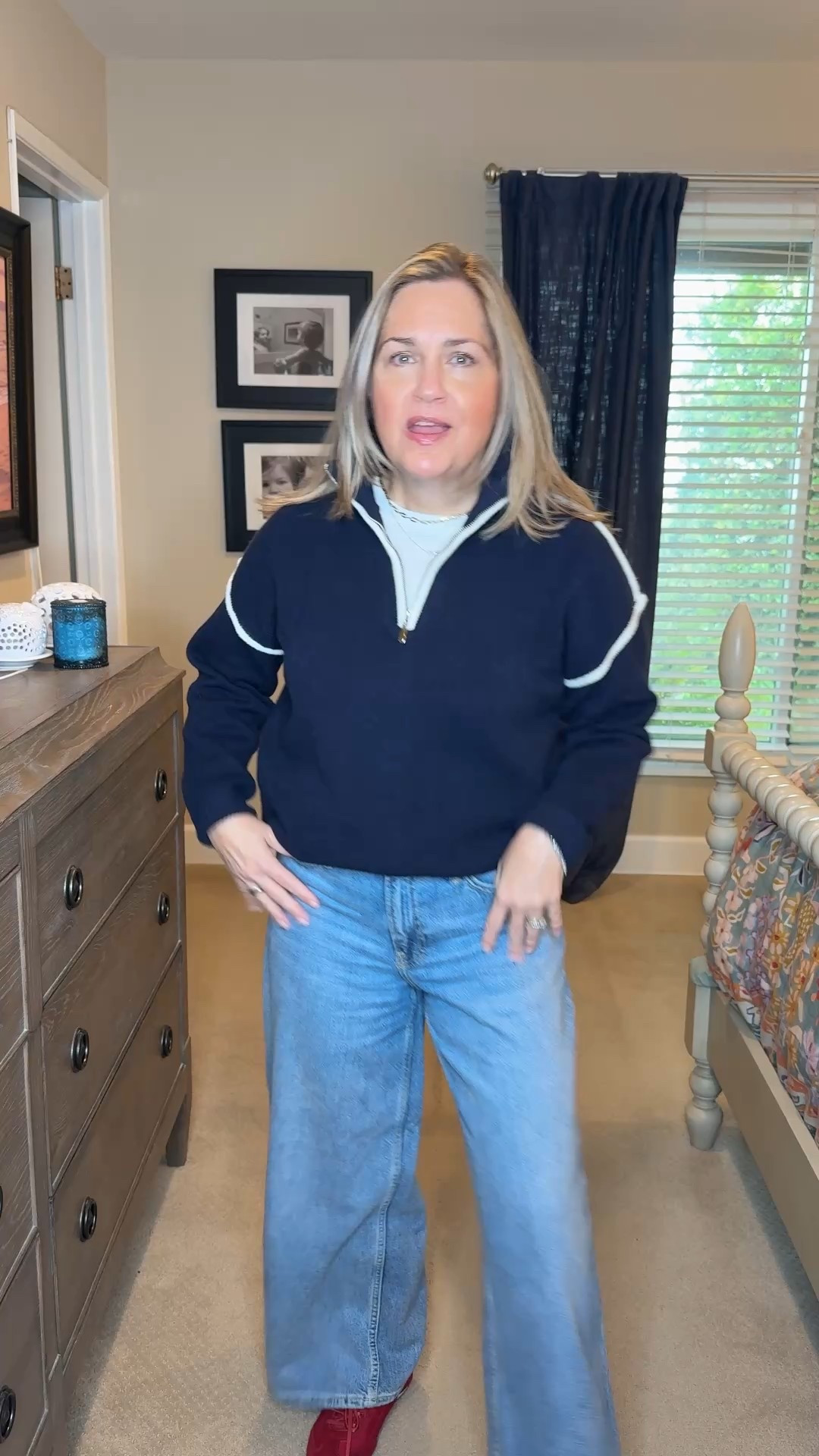 This is such a cute sweater if you’re looking for something with a little detail. Soft and cozy too. 

#LTKgrwm #LTKootd #LTKOver40