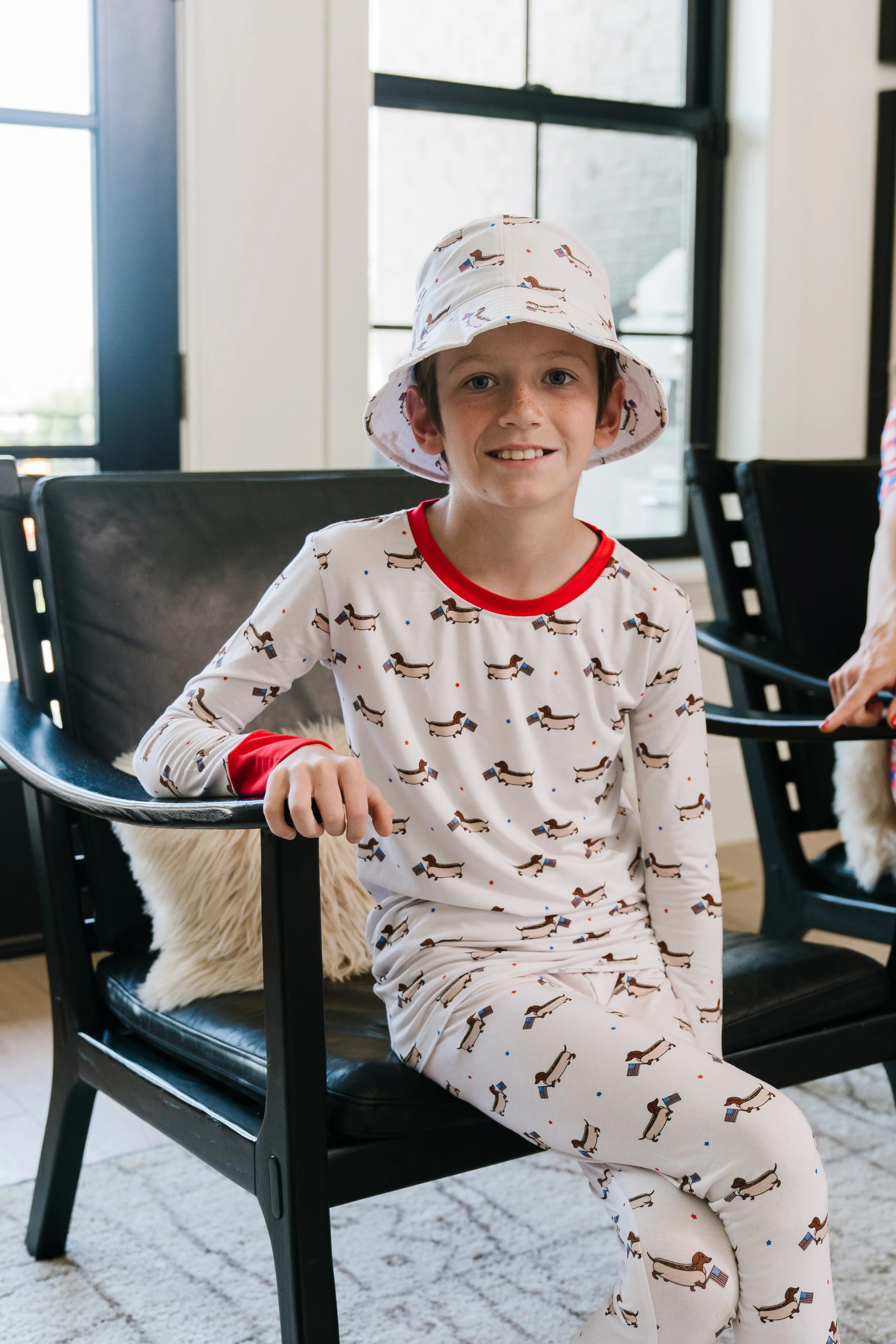 PRESTON'S AMERICAN PUPS DREAM BUCKET HAT | Dream Big Little Co.