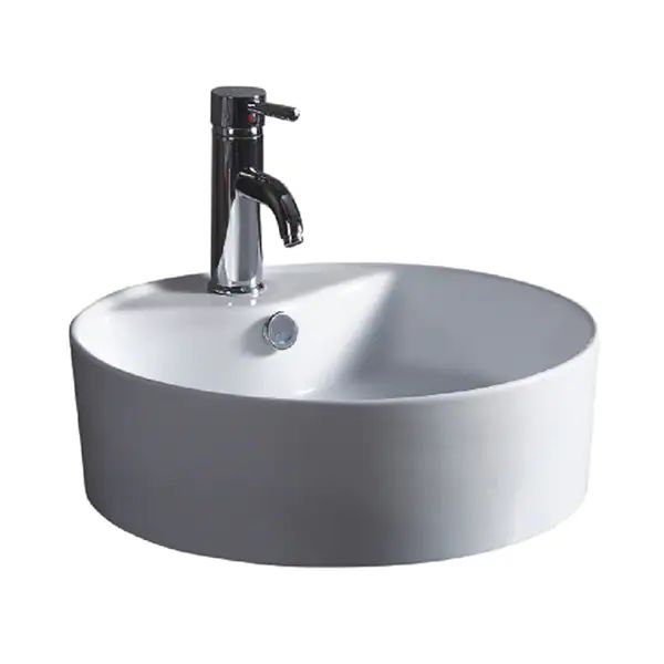 Wells Sinkware Round Vitreous White Ceramic Single Bowl Sink | Bed Bath & Beyond
