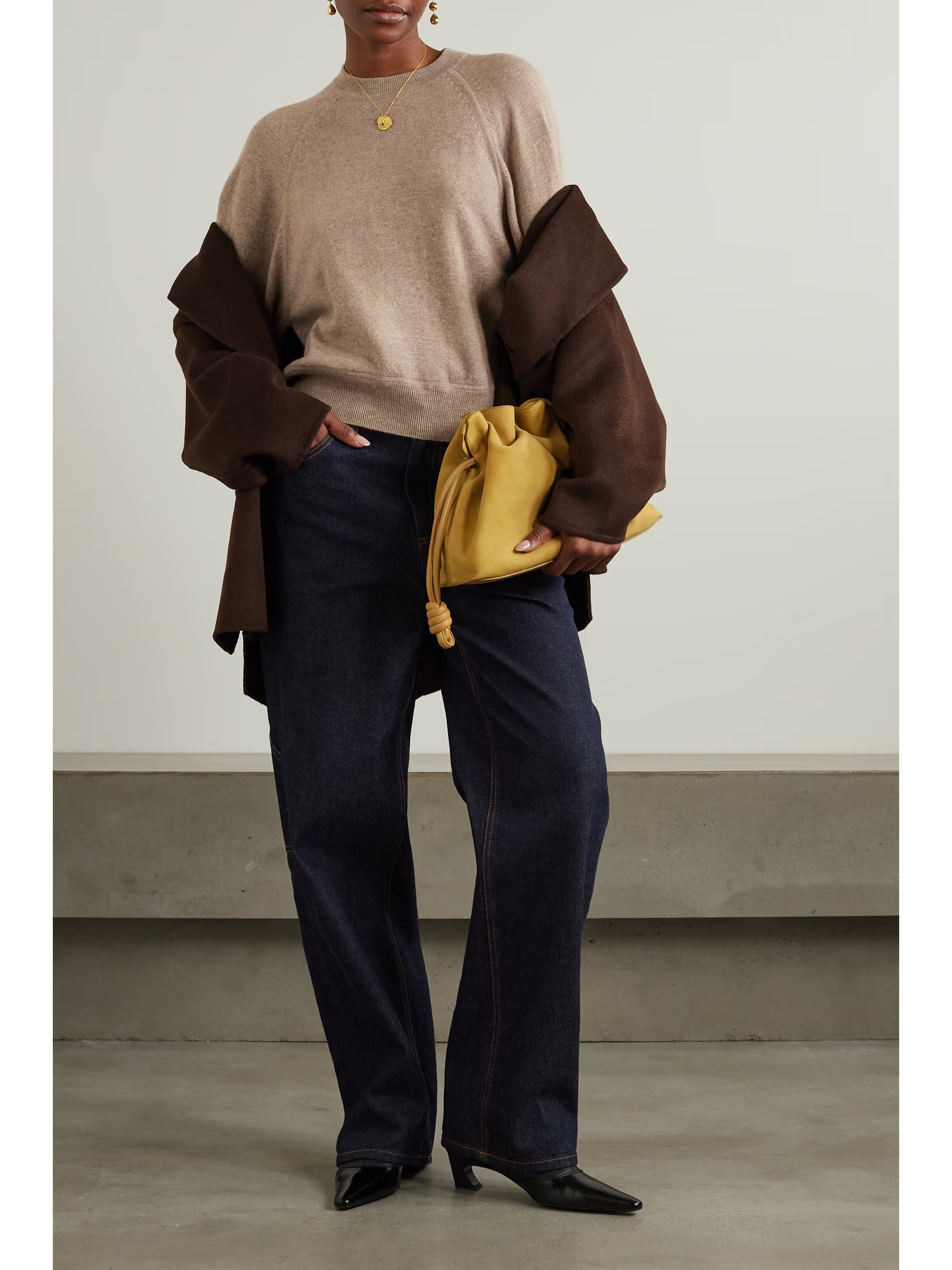 LOULOU STUDIO + NET SUSTAIN Pemba cashmere sweater | NET-A-PORTER | NET-A-PORTER (UK & EU)