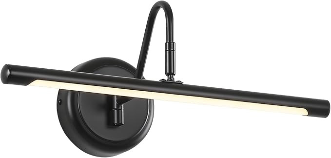 Picture Lights for Paintings Hardwired 16.5" Inch Long Dimmable Black Wall Lights with Adjustable... | Amazon (US)