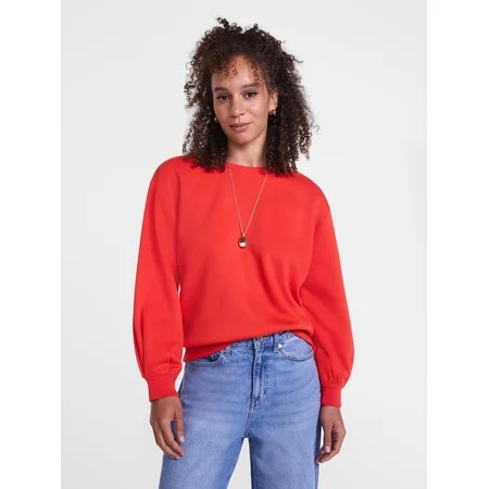 Scenario Women's and Women's Plus Crewneck Sweatshirt, Sizes XS-4X | Walmart (US)