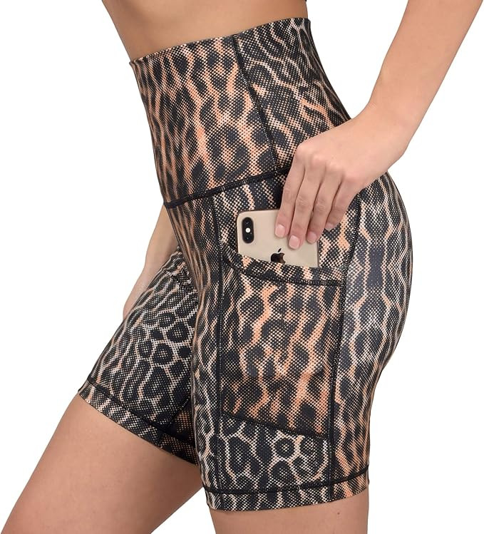 Yogalicious High Waist Squat Proof 9" Biker Shorts with Side Pockets for Women | Amazon (US)