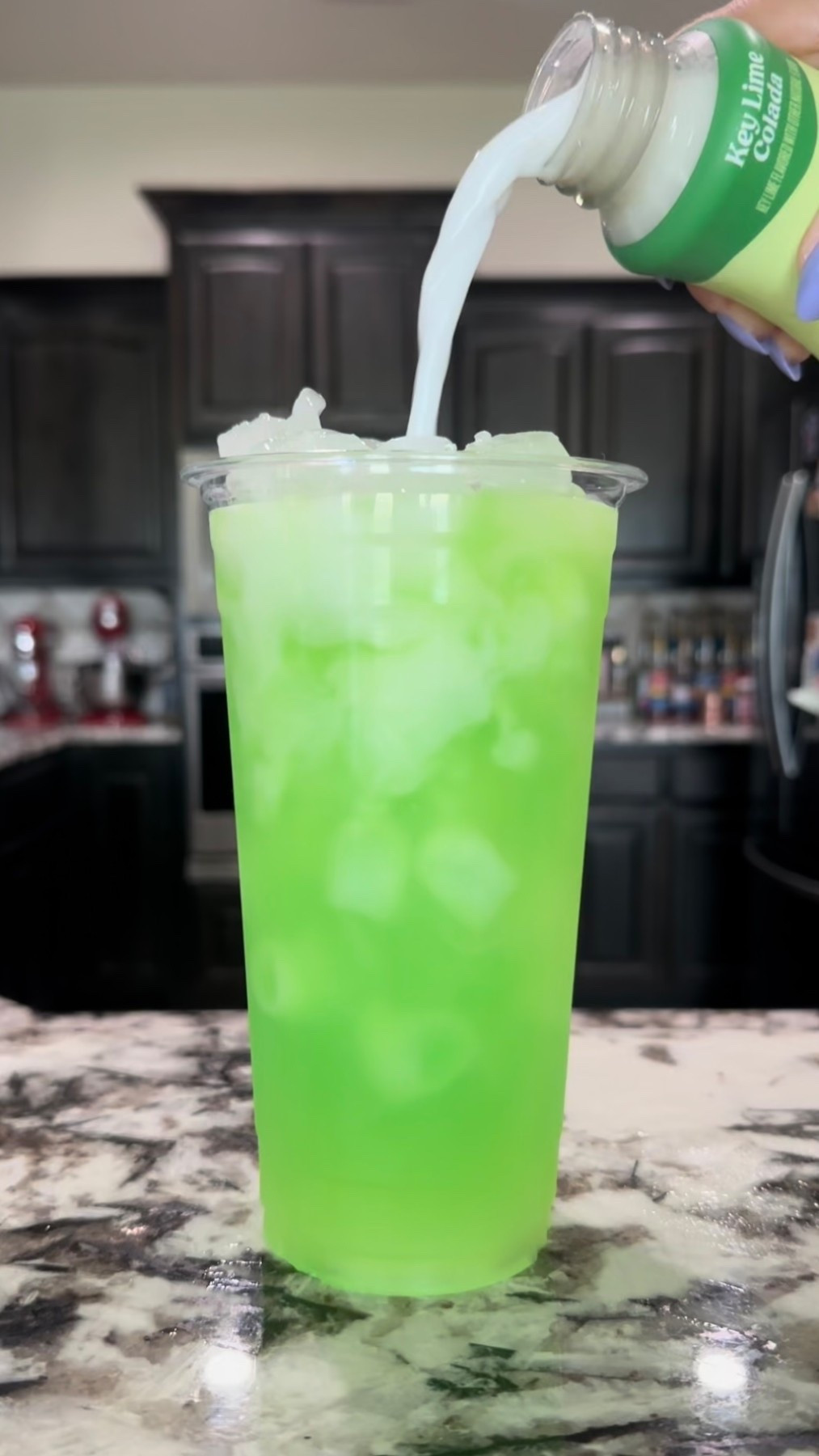 I made a green apple + margarita water with a splash of key lime colada! Super refreshing summer drink 

#LTKSeasonal