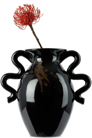 Black Verso Table Vase | SSENSE