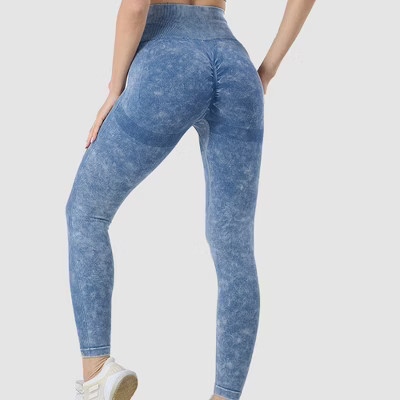 Clearlove Scrunch Butt Leggings for Women High Waist Gym Workout Tummy Control Booty Lifting Yoga Pants Light Blue Medium | Target