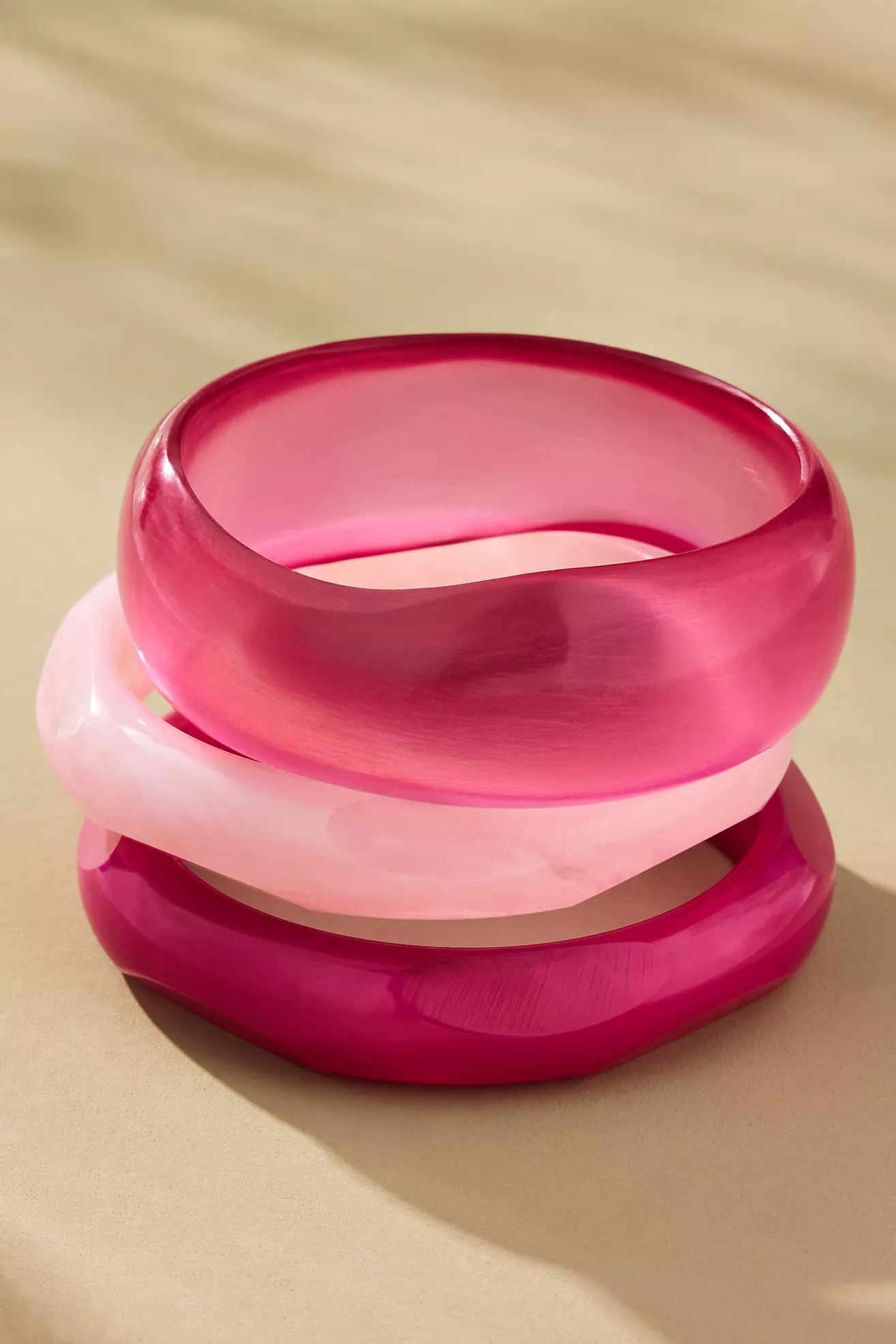 Round Bangle Bracelets, Set of 3 | Anthropologie (US)