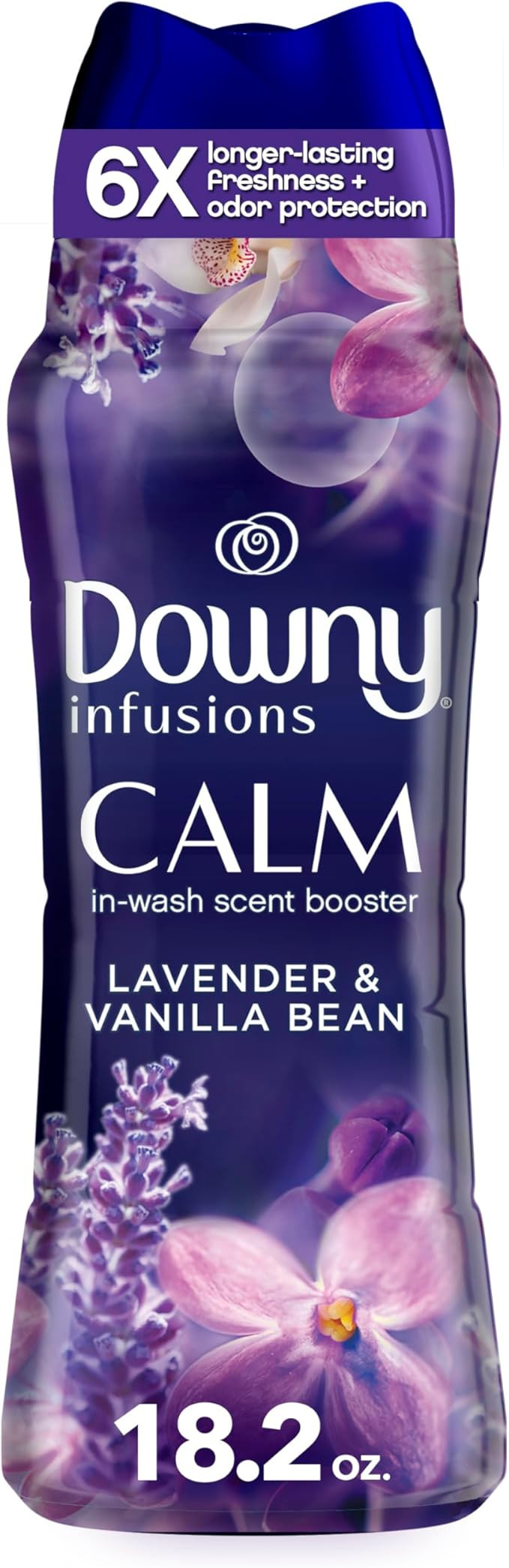 Downy Infusions In-Wash Laundry Scent Booster Beads, CALM, Soothing Lavender and Vanilla Bean, 18... | Amazon (US)