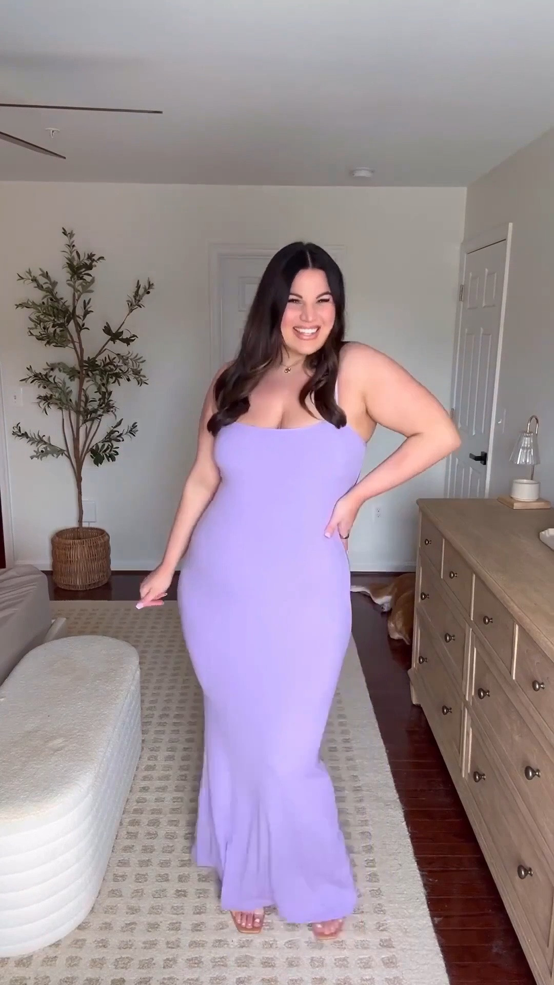 The viral amazon shapewear dress! 
Wearing a size xl 
Heels are in a size 10

#LTKootd #LTKMidsize #LTKTall
