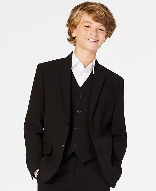 Big Boys Slim Fit Stretch Suit Jacket | Macy's