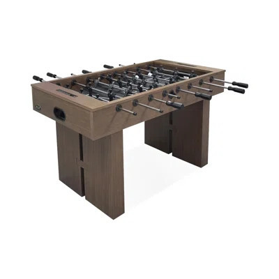 Brown + Black Rectangular Manufactured Wood + Metal Foosball Tables | Wayfair North America