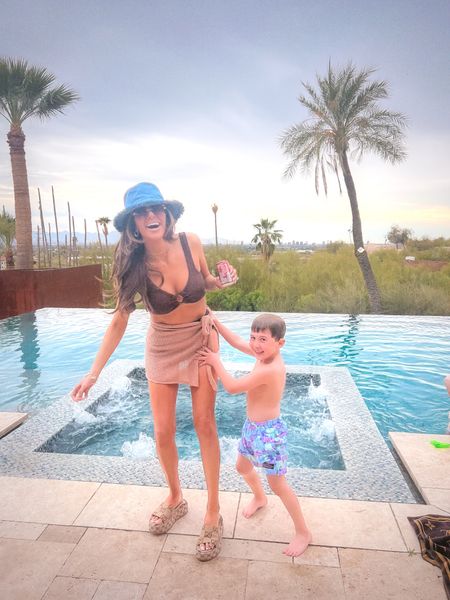 Spring Break, Swimsuits, Vacation Outfit, Travel Outfit, Scottsdale, Poolside Fashion, Gucci Slides, Brown Swimsuit, Bikini, Cover-Up, Fendi Hat, Swim Outfit, Beach Outfit, Emily Ann Gemma, Gold Jewelry 


#LTKstyletip #LTKswim #LTKtravel
