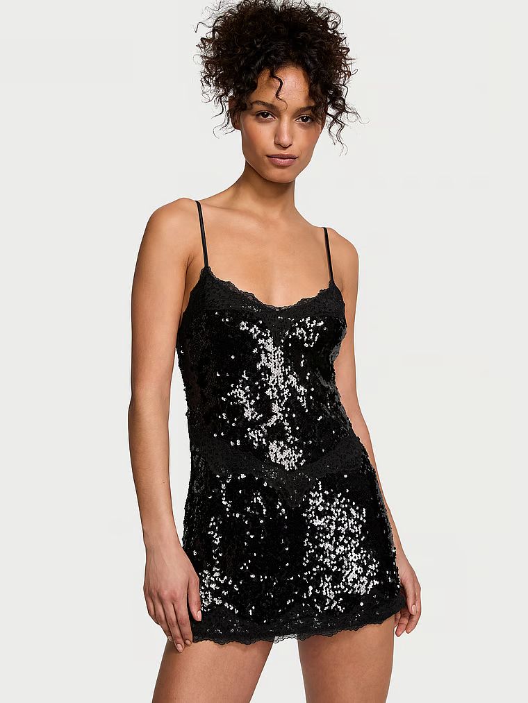 Buy Sequin Mini Slip Dress - Order Slips online 1124462600 - Victoria's Secret US | Victoria's Secret (US / CA )