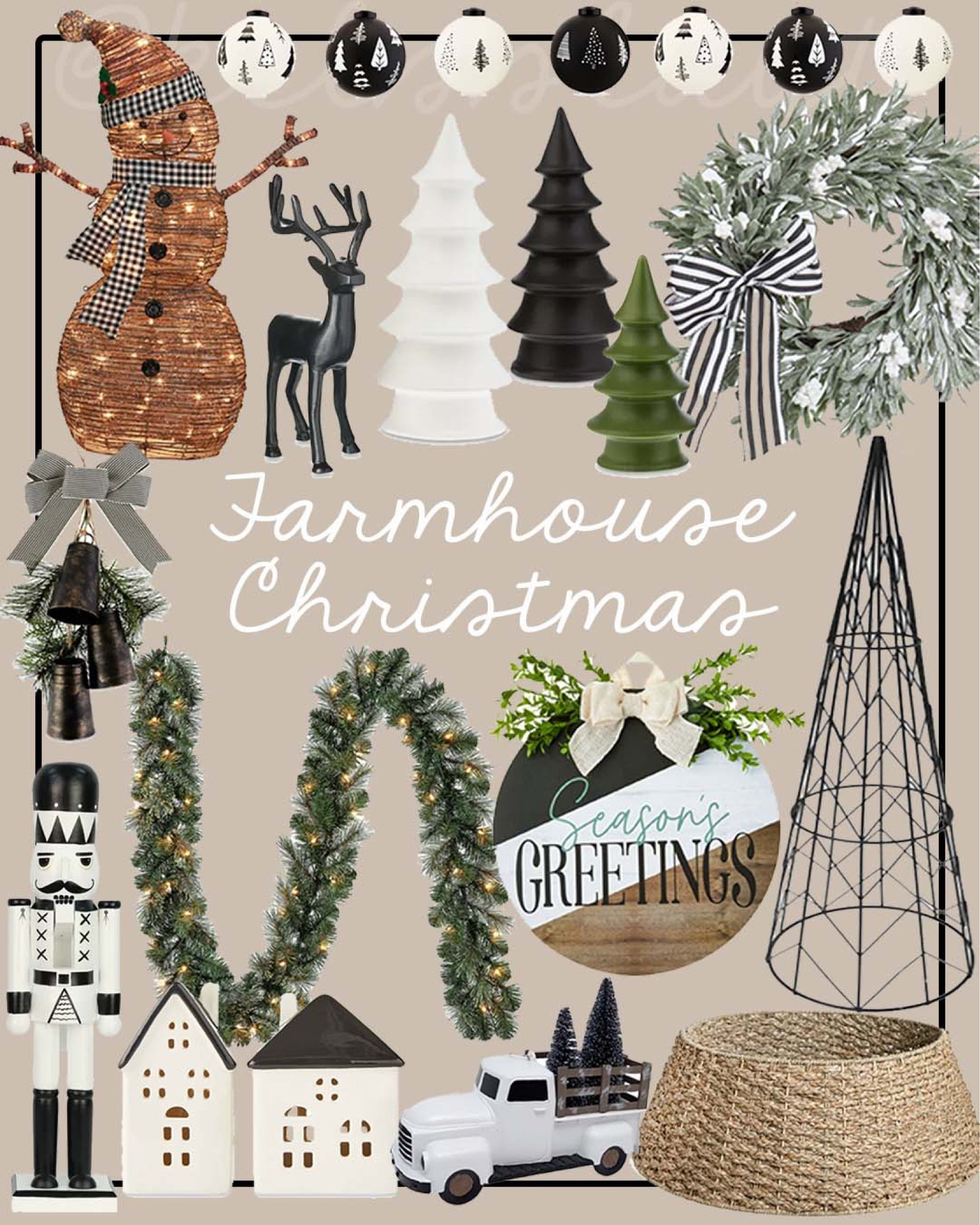 Farmhouse Christmas decor, Walmart decor, Walmart home, Walmart holiday, farmhouse decor, holiday decorations, Christmas decorations, affordable Christmas decor 

#LTKHoliday #LTKhome #LTKunder50