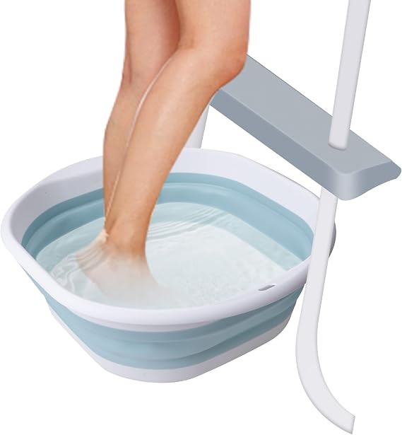 Tlswshsy Portable Pool Foot Bath,Collapsible Pool Foot Wash Basin Tub,Foot Bath Basin for Above G... | Amazon (US)