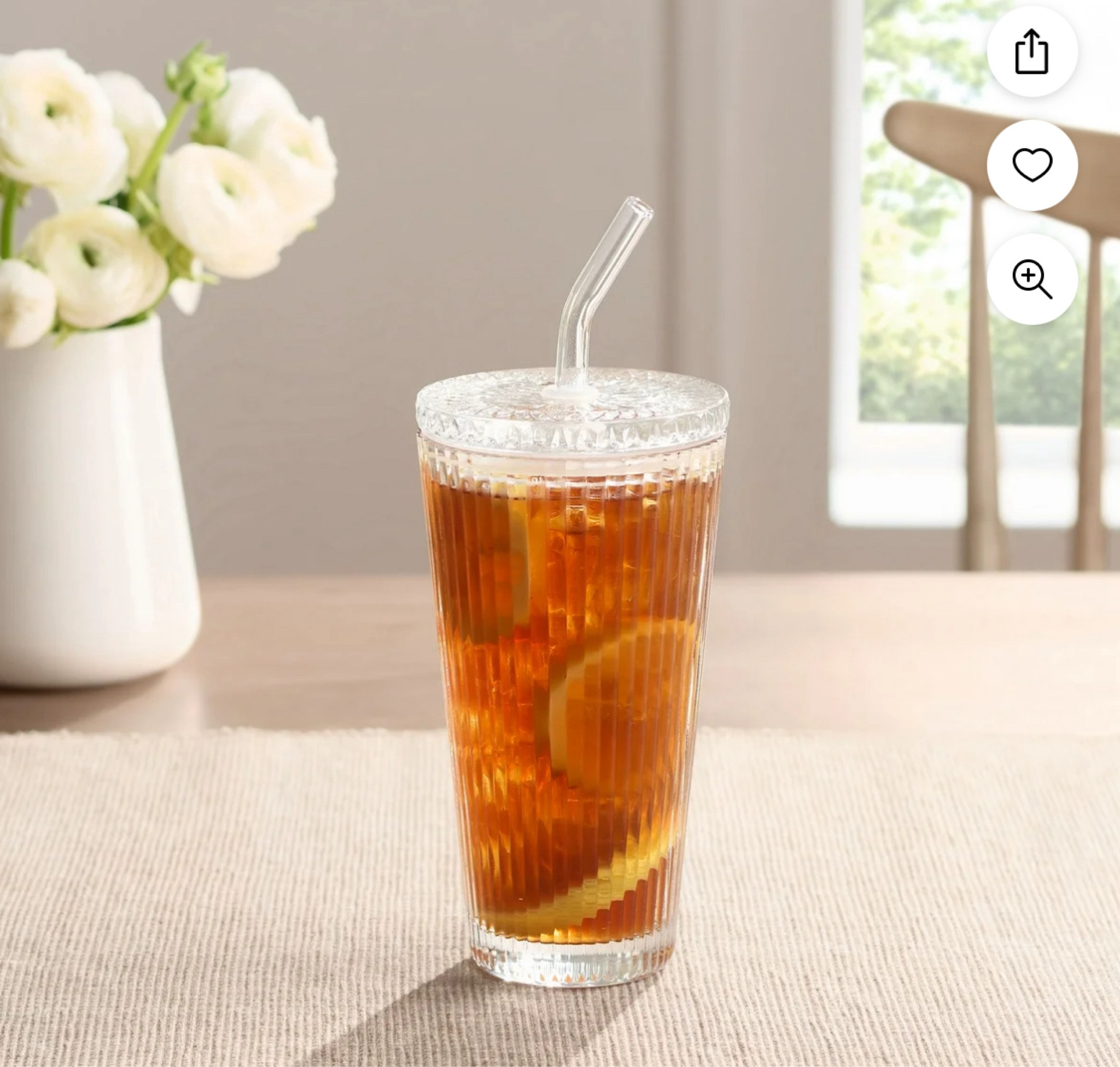 Glass tumbler with glass lid and glass straw #glass #nontoxic

#LTKHome #LTKSeasonal #LTKFamily