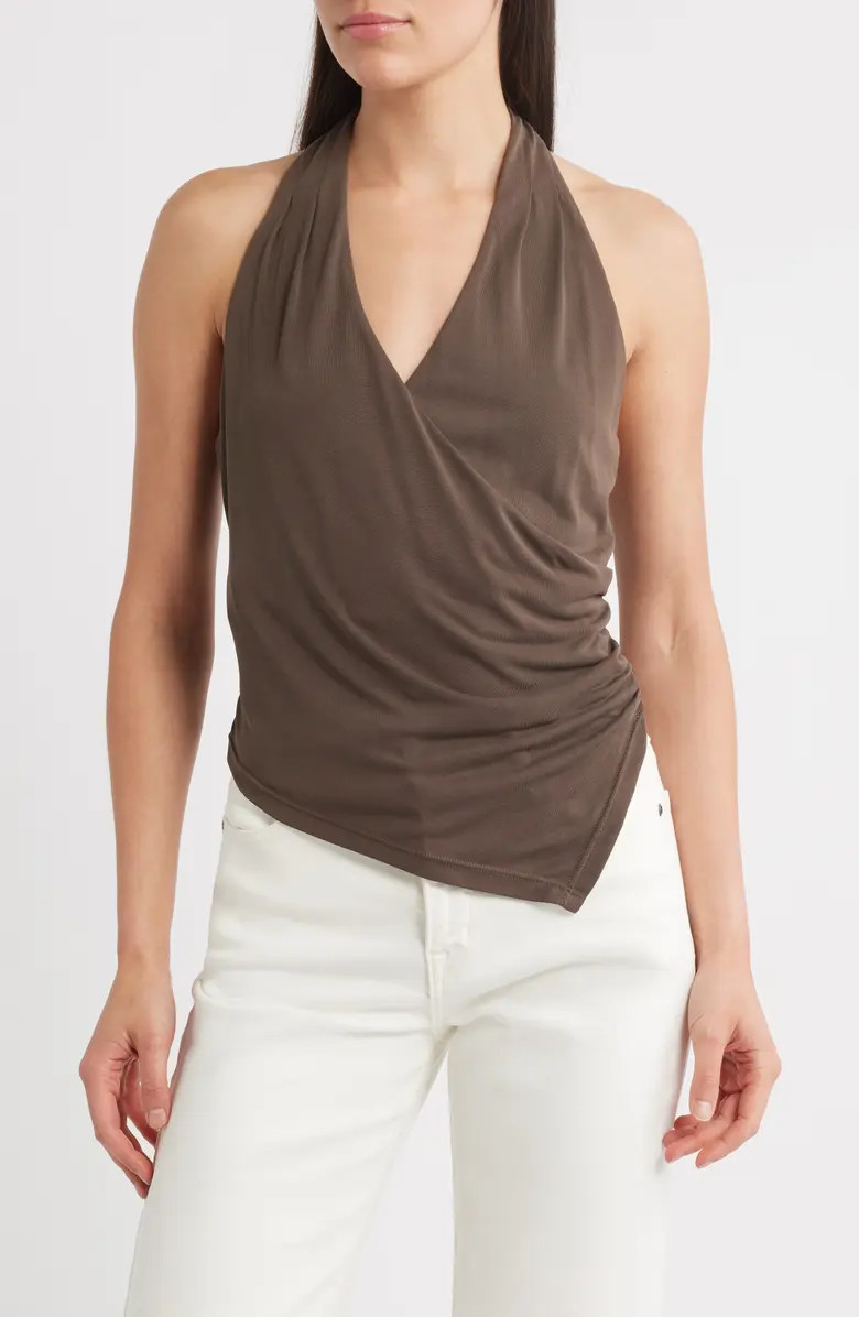Toucan Wrap Halter Top | Nordstrom