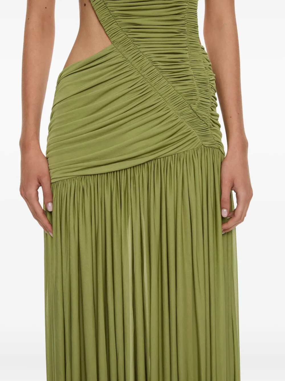 Orion Separation cut-out ruched gown | Farfetch Global