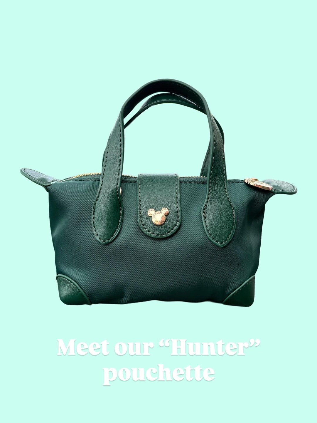 Christmas Winter Mini Faux Leather Pouchette: Waterproof Nylon, Detachable Strap - Etsy | Etsy (US)