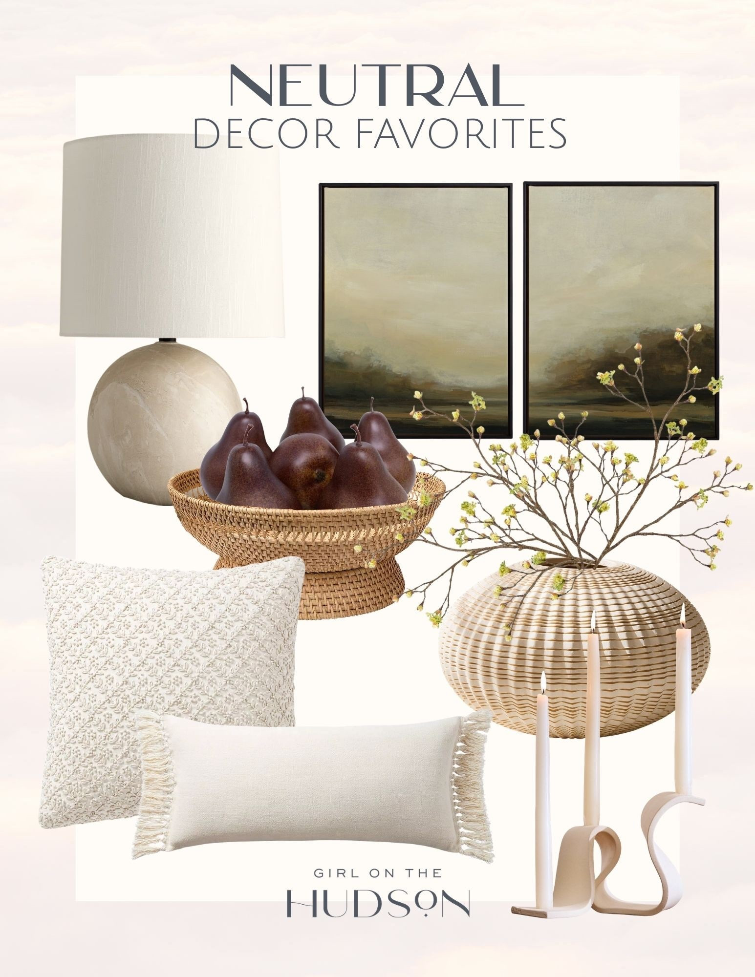 These are the pieces I reach for over and over when styling a space, all neutral, timeless, and easy to mix into any room. They instantly make everything feel more elevated.

neutral home decor, decor favorites, cozy home styling, neutral aesthetic, textured pillows, ceramic lamp decor, woven basket decor, modern organic home, living room accessories, high end look for less, home styling essentials, girlonthehudson

#LTKHome