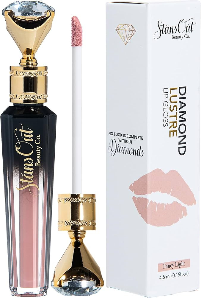 StansOut Beauty Diamond Lustre Fancy Light Hydrating Lip Gloss | Cute Nude Moisturizing Butter-Sm... | Amazon (US)