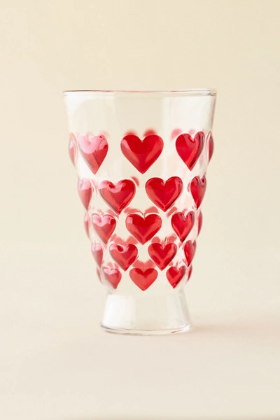 For Love & Lemons UO Exclusive Heart Drinking Glass | Urban Outfitters (US and RoW)